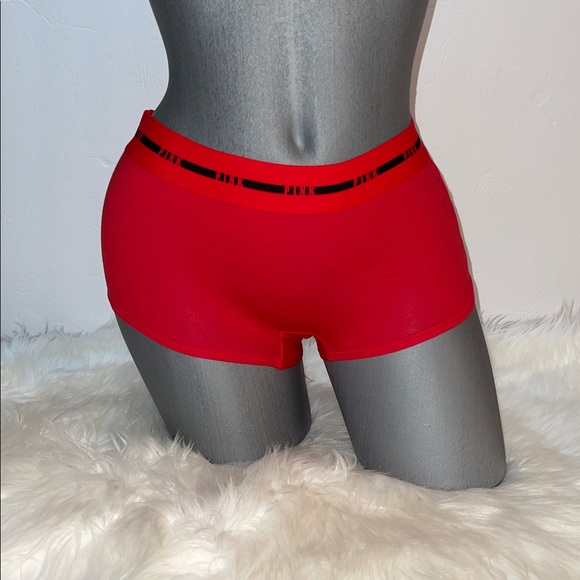 VICTORIAS SECRET PINK LOGO WAISTBAND BOYSHORT UNDERWEAR PANTY. NWT - Picture 2 of 14